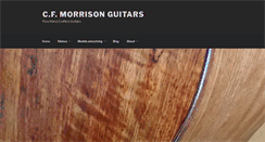 Desktop Screenshot of cfmorrisonguitars.com