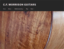 Tablet Screenshot of cfmorrisonguitars.com